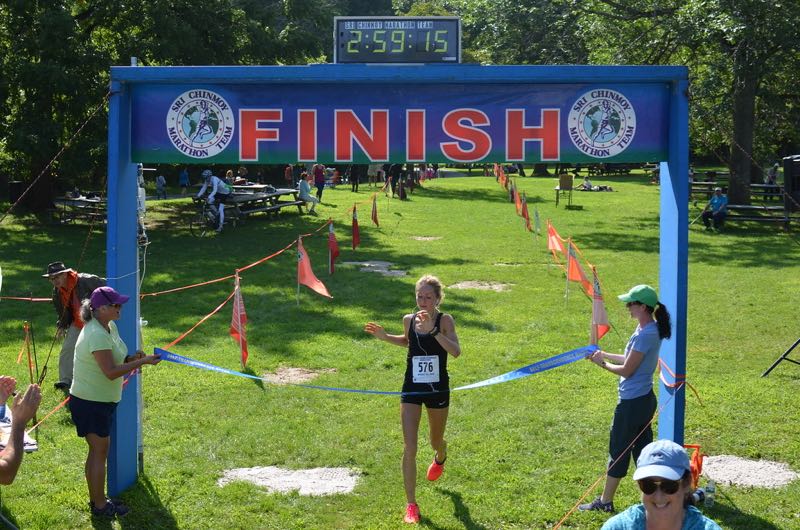 Finishing Photos, by Antara-Prabhat, and Results: 2018 Sri Chinmoy Marathon at Rockland Lake