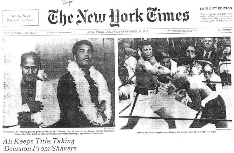 A tribute to Muhammad Ali