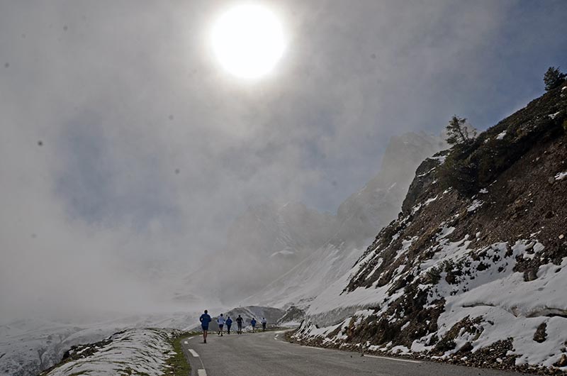 Peace Run visits Col du Tourmalet